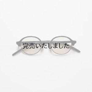 画像1: kearny eye wear(カーニーアイウェア) nupuri bkack×black brown lens