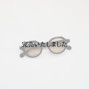 画像2: kearny eye wear(カーニーアイウェア) gravel-5 black stone(coarse tea lens)