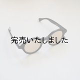 kearny eye wear(カーニーアイウェア) gravel-5 black stone(coarse tea lens)