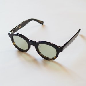 画像1: kearny eye wear(カーニーアイウェア) darsena black×green(green lens)