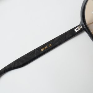 画像7: kearny eye wear(カーニーアイウェア) gravel-9 black stone(coarse tea lens)