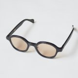 kearny eye wear(カーニーアイウェア) gravel-9 black stone(coarse tea lens)