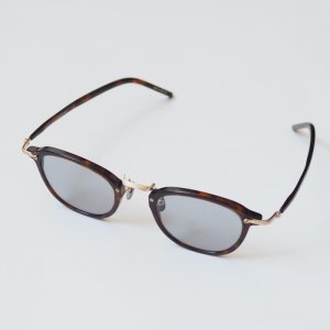 画像1: kearny eye wear(カーニーアイウェア) "acekearny" wilbur II demi brown×gold(gray lens)