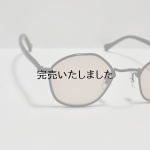 画像13: kearny eye wear(カーニーアイウェア) gravel-8 black stone×dark brown(coarse tea lens)
