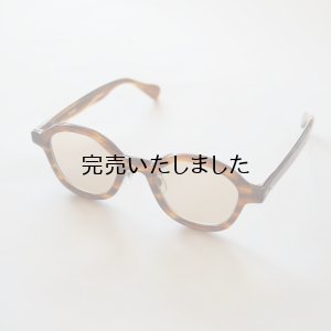 画像1: kearny eye wear(カーニーアイウェア) gravel-9 brown stone(coarse tea lens)