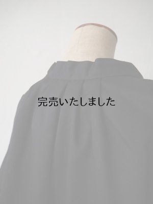 画像14: Le Laboureur(ルラブルール)-BLOUSE AUVERGNATE-プルオーバースモックシャツ ブラック