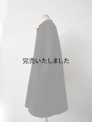 画像5: Le Laboureur(ルラブルール)-BLOUSE AUVERGNATE-プルオーバースモックシャツ ブラック
