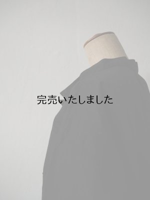 画像10: Le Laboureur(ルラブルール)-BLOUSE AUVERGNATE-プルオーバースモックシャツ ブラック