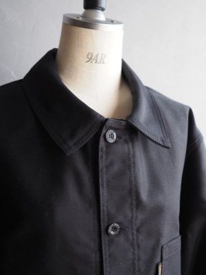 画像8: Le Laboureur(ルラブルール)-VESTON-カバーオールジャケット ブラックモールスキン