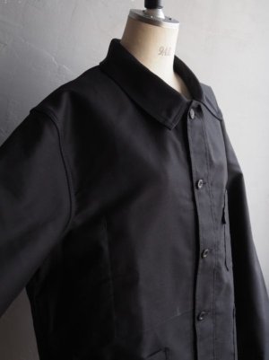 画像10: Le Laboureur(ルラブルール)-VESTON-カバーオールジャケット ブラックモールスキン