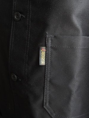 画像12: Le Laboureur(ルラブルール)-VESTON-カバーオールジャケット ブラックモールスキン