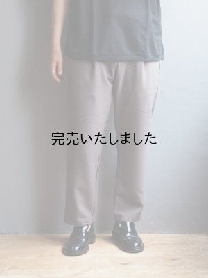 画像1: LA MOND(ラモンド) STRECH OX LOUNGE PANTS-ブラウン