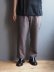 画像1: LA MOND(ラモンド) STRECH OX LOUNGE PANTS-ブラウン (1)