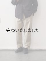 LA MOND(ラモンド) VINTAGE CHINO CLOTH PANTS-ベージュ