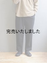 LAMOND(ラモンド) Dry Touch Semi Wide Trousers ブラック