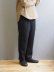 画像2: LAMOND(ラモンド) Dry Touch Semi Wide Trousers ブラック