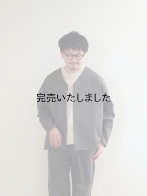 画像1: LA MOND(ラモンド) W PEACH SKIN SNAP JACKET-モス