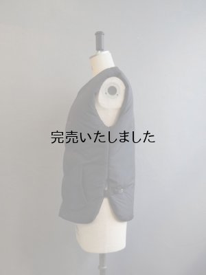 画像5: LE TRICOT DE LA MER -WADDED GILET-中綿入りライナーベスト ブラック