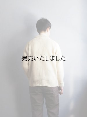 画像3: LE TRICOT DE LA MER(ル トリコ デラ メール) OILED FISHERMAN-オイルドフィッシャーマンセーター エクル
