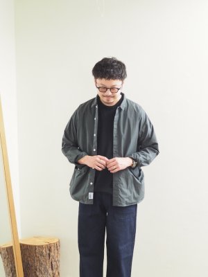 画像1: allinone(オールインワン) SMOCK GROWTH タイプライター チャコール(XLサイズ追加)