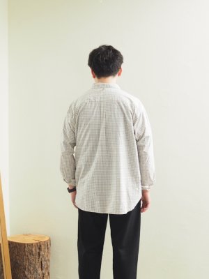 画像3: allinone(オールインワン) FLYING KIWI shirts old check ホワイトチェック