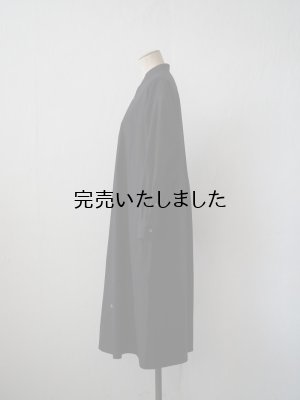 画像5: pub(ピューブ) コットンワッシャー シャツワンピース ブラック