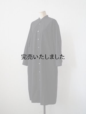 画像7: pub(ピューブ) コットンワッシャー シャツワンピース ブラック