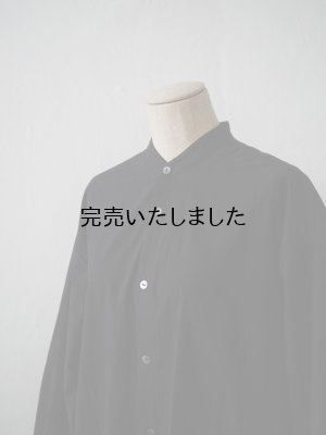 画像8: pub(ピューブ) コットンワッシャー シャツワンピース ブラック