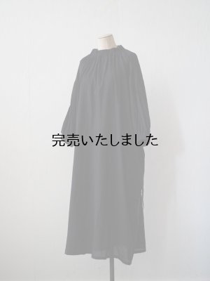 画像6: pub(ピューブ) シルクコットンローン プルオーバーワンピース ブラック