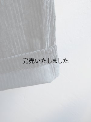 画像11: 【再入荷】Still By Hand(スティルバイハンド) 3.5W コーデュロイイージーパンツ ブルーチャコール