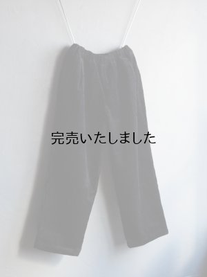 画像5: 【再入荷】Still By Hand(スティルバイハンド) 3.5W コーデュロイイージーパンツ ブラック