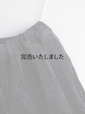 画像9: 【再入荷】Still By Hand(スティルバイハンド) 3.5W コーデュロイイージーパンツ ブラック