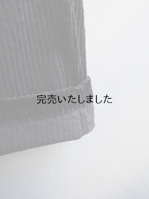 画像11: 【再入荷】Still By Hand(スティルバイハンド) 3.5W コーデュロイイージーパンツ ブラック
