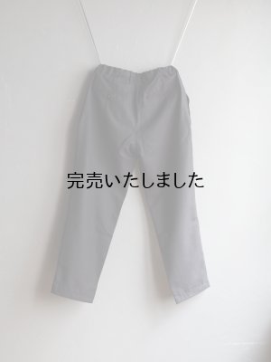 画像12: Still By Hand(スティルバイハンド) ウールナイロン4タックテーパードスラックス インクブラック