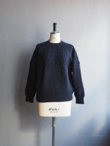 ASEEDONCLOUD(アシードンクラウド) Sankayo cable knit P/O ネイビー