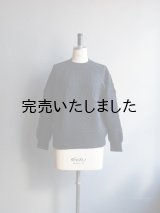 ASEEDONCLOUD(アシードンクラウド) Sankayo cable knit P/O ネイビー