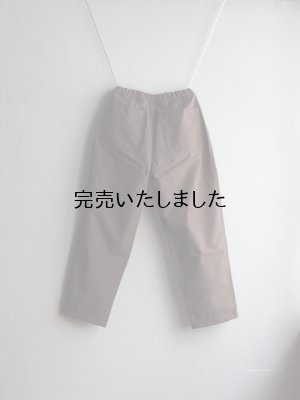 画像12: Still By Hand(スティルバイハンド) ナイロン1タックイージーテーパードパンツ ブラウン