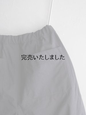 画像16: Still By Hand(スティルバイハンド) ナイロン1タックイージーテーパードパンツ ブラック