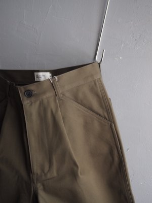 画像10: Still By Hand(スティルバイハンド) コットンツイルペインターパンツ オリーブ