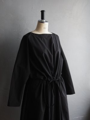 画像7: DUI JUJUDHAU(デュイ ズーズーダウ) KINCHAKU DRESS-キンチャクドレス- リネンコットンブラック