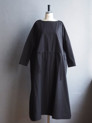 画像6: DUI JUJUDHAU(デュイ ズーズーダウ) KINCHAKU DRESS-キンチャクドレス- リネンコットンブラック