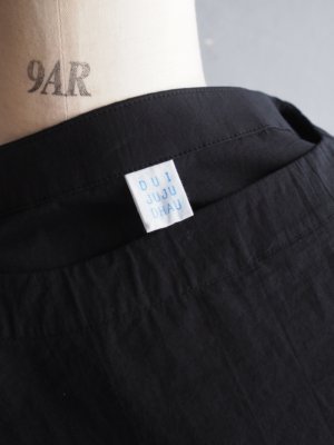 画像21: DUI JUJUDHAU(デュイ ズーズーダウ) KINCHAKU DRESS-キンチャクドレス- リネンコットンブラック