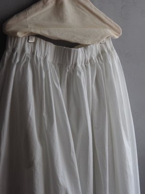 画像3: DUI JUJUDHAU(デュイ ズーズーダウ)GATHER SKIRT L/C WHITE