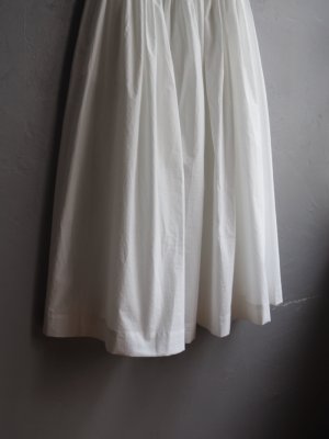 画像4: DUI JUJUDHAU(デュイ ズーズーダウ)GATHER SKIRT L/C WHITE