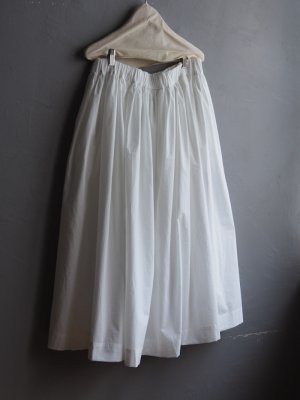 画像7: DUI JUJUDHAU(デュイ ズーズーダウ)GATHER SKIRT L/C WHITE