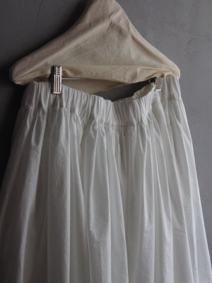 画像8: DUI JUJUDHAU(デュイ ズーズーダウ)GATHER SKIRT L/C WHITE
