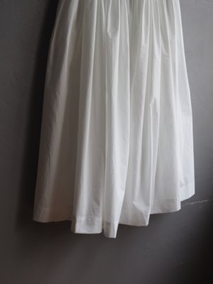 画像9: DUI JUJUDHAU(デュイ ズーズーダウ)GATHER SKIRT L/C WHITE