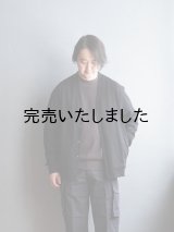 LAMOND(ラモンド) HEAVY JERSEY CARDIGAN ブラック