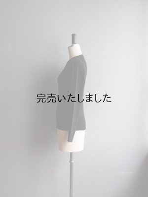 画像2: Gicipi(ジチピ) RAFANO-クルーネックロングスリーブTシャツ(レディース)-ブラック