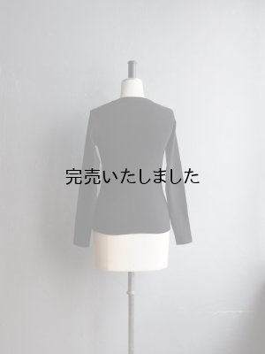 画像3: Gicipi(ジチピ) RAFANO-クルーネックロングスリーブTシャツ(レディース)-ブラック